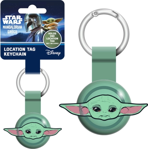 Mandalorian un Grogu atslēgu piekariņš lokatoram