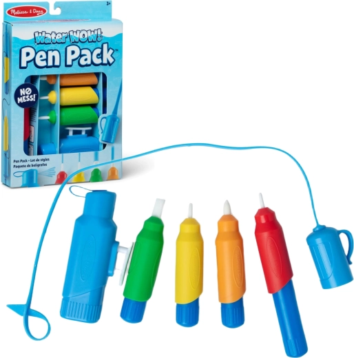 Melissa & Doug Water WOW! ūdens pildspalvu un izsmidzinātāja komplekts (4 gab.)