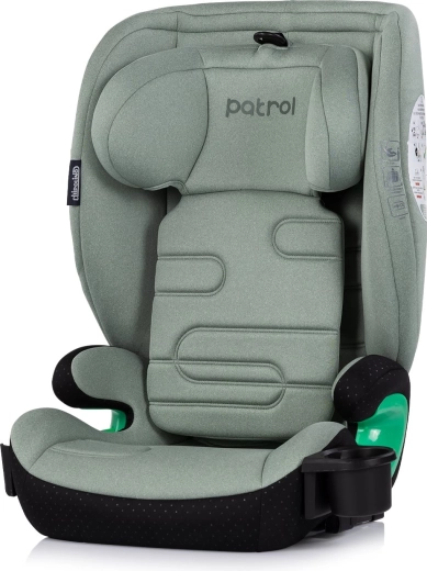 Automašīnas sēdeklītis Chipolino Patrol i-Size isofix matcha (100–150 cm)