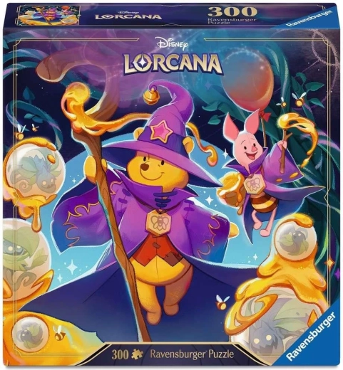 Ravensburger puzle Disney Lorcana: Vinnijs Pūks un Sivēntiņš, 300 gabaliņi