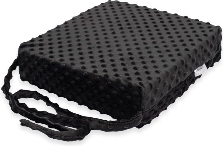 Bērnu paaugstinātājs krēslam New Baby Standard Minky, melns