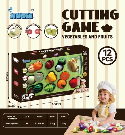 Augļu griešanas komplekts bērniem