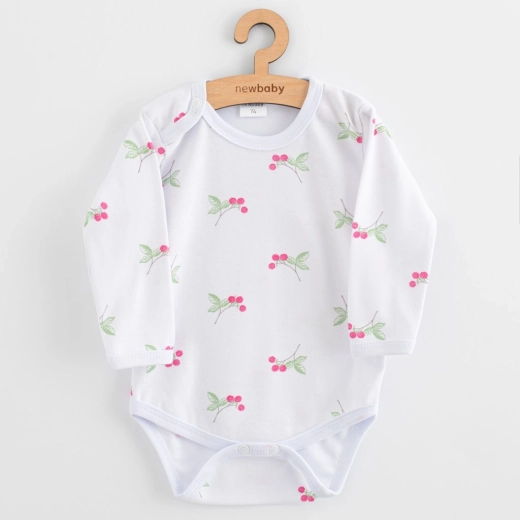 Baby bodysuit New Baby Classic II, raspberry, size 86 (12–18 months)