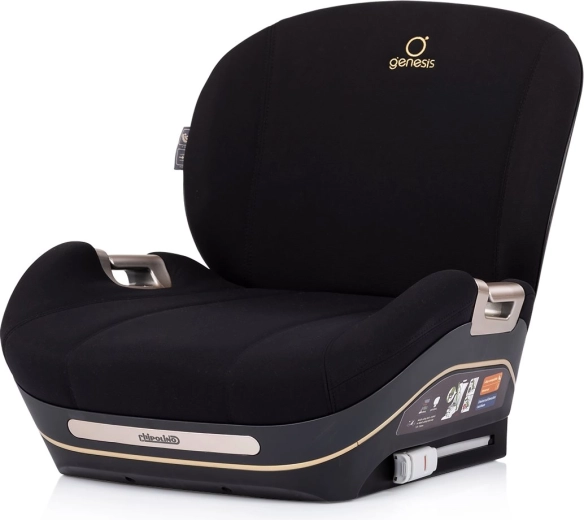 Autosēdeklīša paliktnis Chipolino Genesis i-Size ar ISOFIX, 125–150 cm, noir