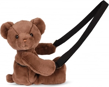 Doudou plīša soma pār plecu brūns lācītis 30 cm