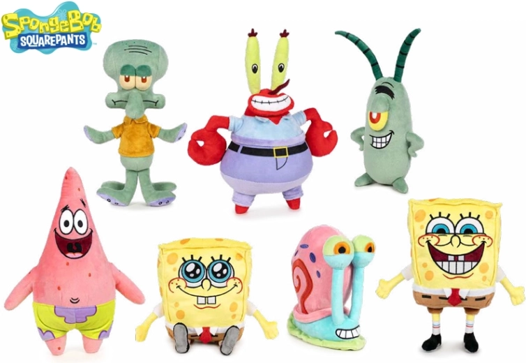 Plīša rotaļlieta SpongeBob 30 cm – 1 gab.