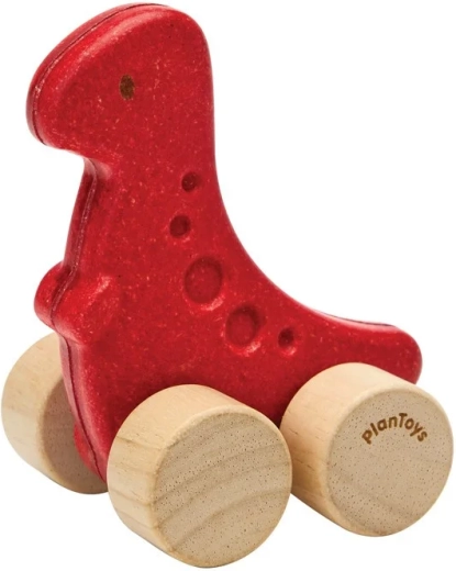 PlanToys wooden dinosaur car dino rex - 1 piece