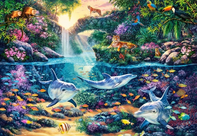 Puzle 1500 gabali Jungle Paradise