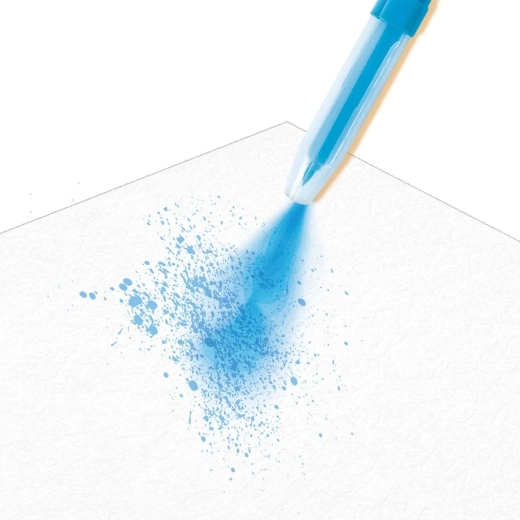 Blow painting