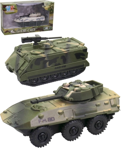 Metāla tanks ar atpakaļgaitu mērogā 1:55 – 1 gabals