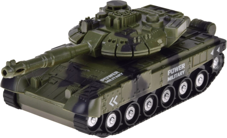 Tanks ar grozāmu torni un kustīgu lielgabalu
