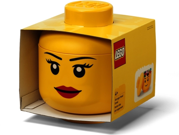 LEGO uzglabāšanas galva S ar meitenes motīvu