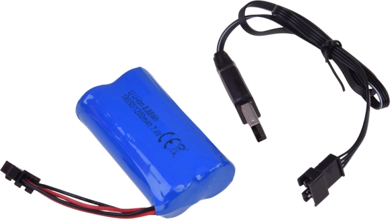 Akumulatora barošana un uzlāde ar USB