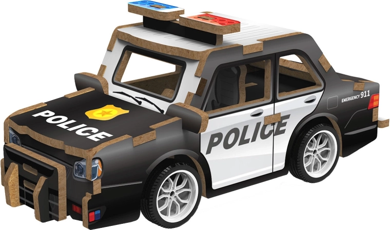2Kids Toys 3D koka puzle policijas auto