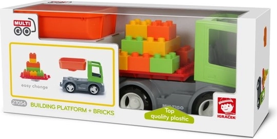 Igráček MultiGO Construction Set with Board and Blocks