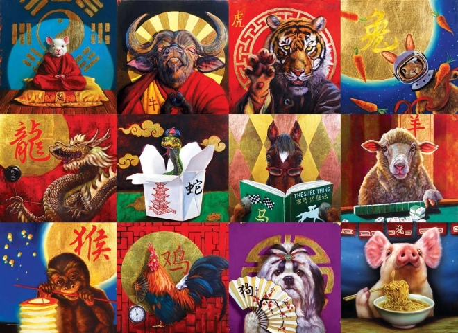 Puzzle Chinese Calendar 1000 Pieces