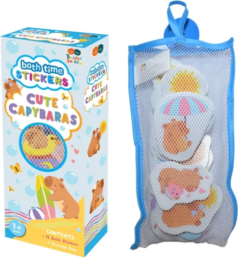 Vannas putu uzlīmes kapibaras Buddy & Barney