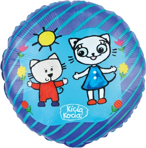 Folijas balons Kicia Kocia un Nunuš 46 cm