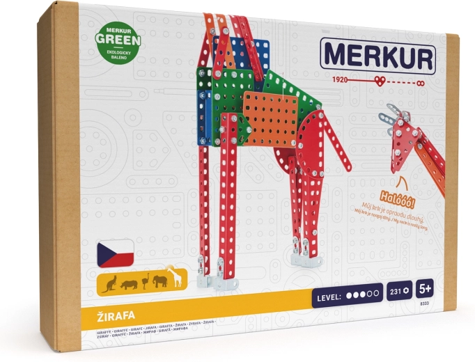 Merkur zoo žirafe, 231 detaļas