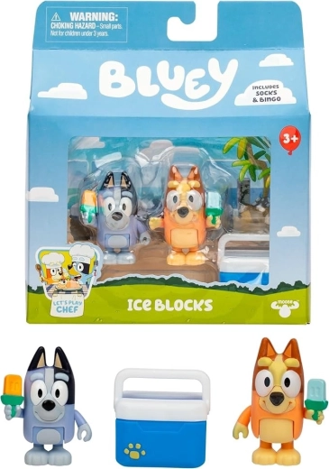Bluey – figūriņu komplekts 2‑pack Saldējums