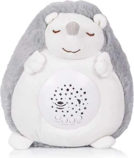 Plush hedgehog with projector and music Chipolino