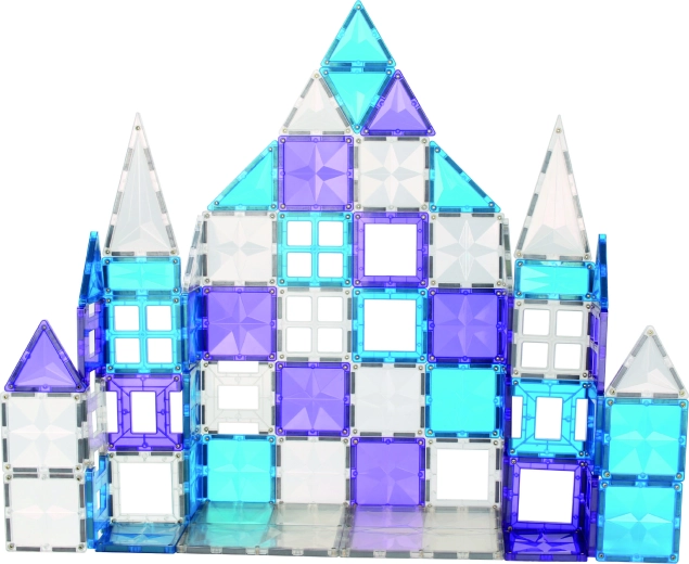 Cleverclixx magnetic building set Mega Ice Crystal Pack (180 pieces)