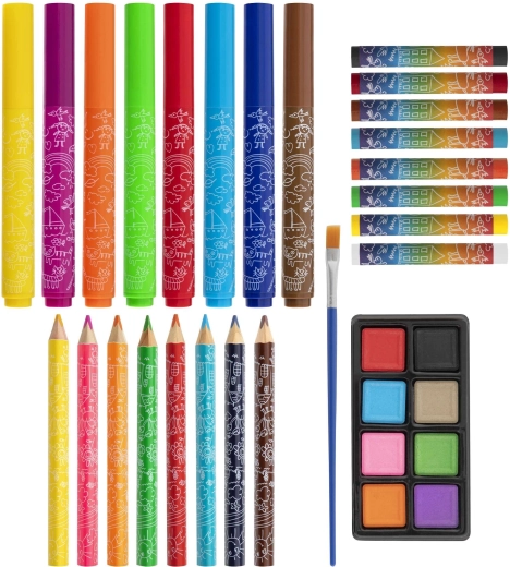 33 pieces for creative activities