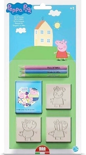 Zīmogu komplekts PEPPA PIG – 3 gab.