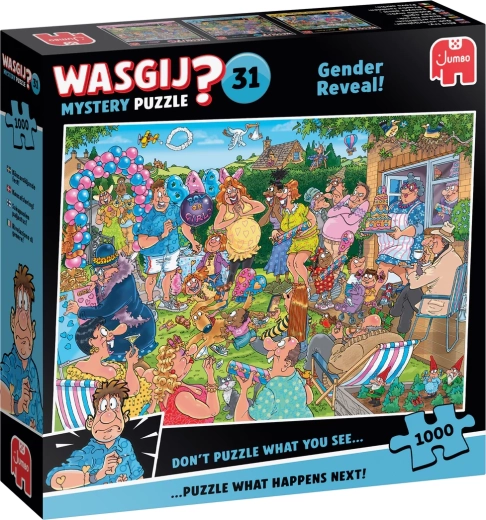 Jumbo Wasgij Mystery 31: Baby Gender Reveal – 1000-piece puzzle