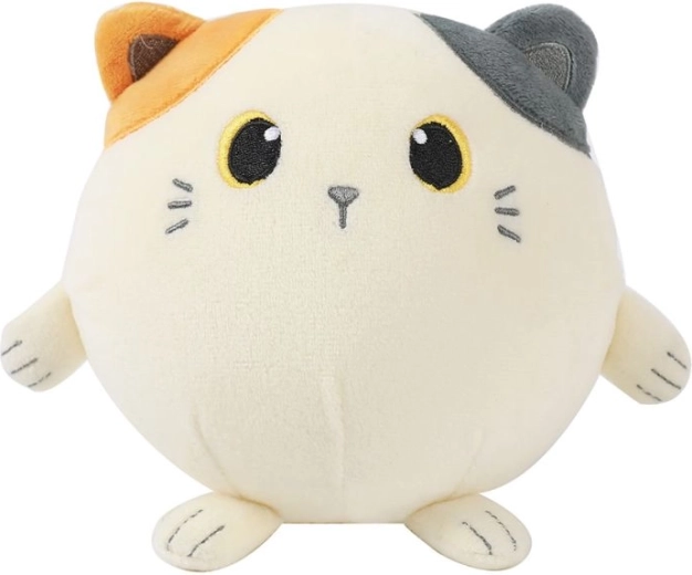 Plush squishy ball orange cat