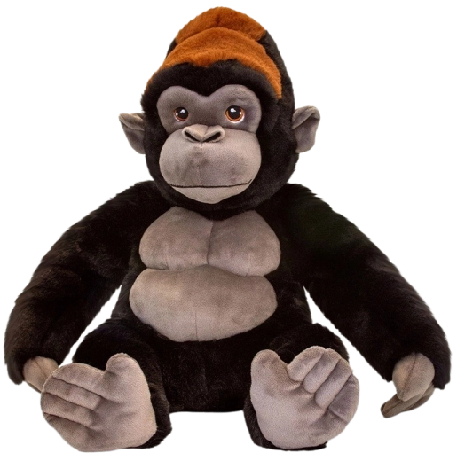 Keel mīksta plīša gorilla 45 cm