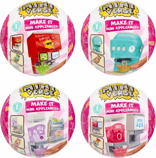 Miniverse Make It Mini Appliances – mini ierīces dzērienu pagatavošanai