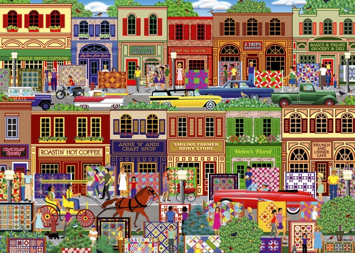 Alipson puzle Patchwork festival, 1000 gabali