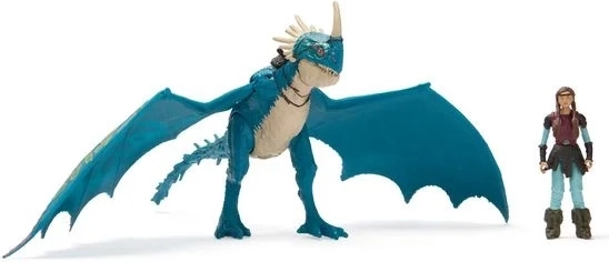 How to Train Your Dragon – Dragon Deathgripper and Viking Astrid, collectible figures