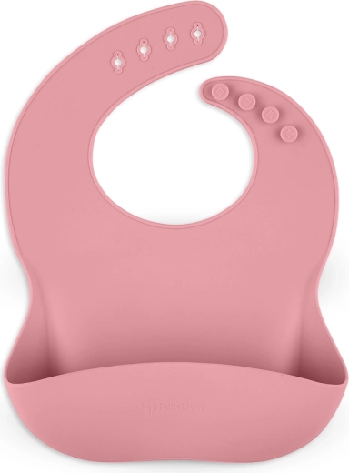 A pocket that catches crumbs and spills