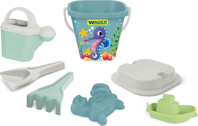 WADER Sea World smilšu komplekts (7 daļas)