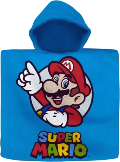 Hooded towel poncho Super Mario (Euroswan) - 1 piece