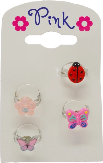 Meadow Kids' Ring Set – 4 pcs