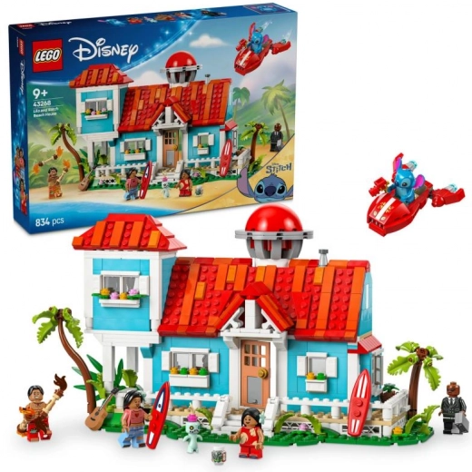 LEGO® | Disney 43268 Lilo un Stičs pludmales māja