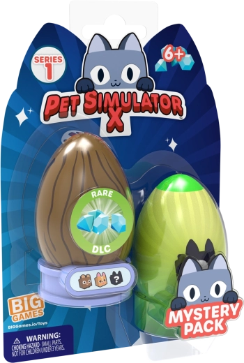 Oliņas ar figūriņām PET SIMULATOR – komplekts 2 gab. (8 cm)