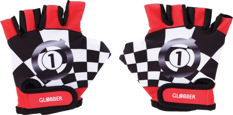 Bērnu aizsargcimdi Globber XS – racing red