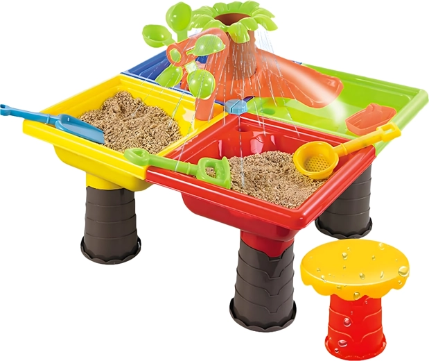 Sensorā spēle ūdens + smiltis vienā