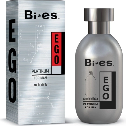 Men's Eau de Toilette BI-ES Platinum 100 ml