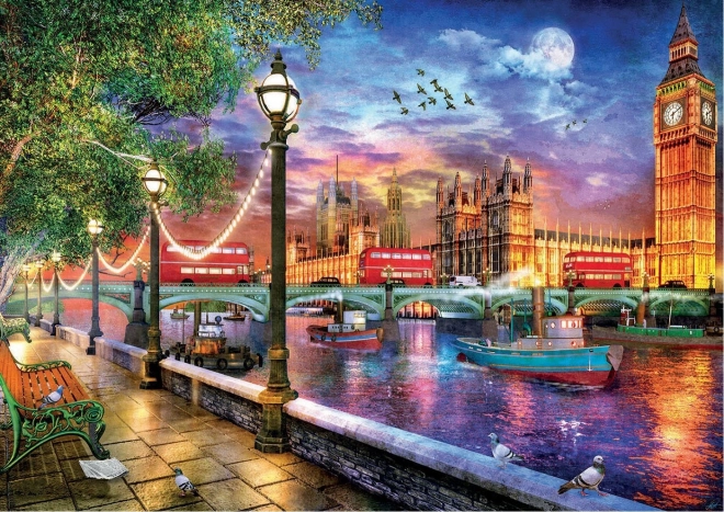 Educa puzle Londona saulrietā 2000 gabali