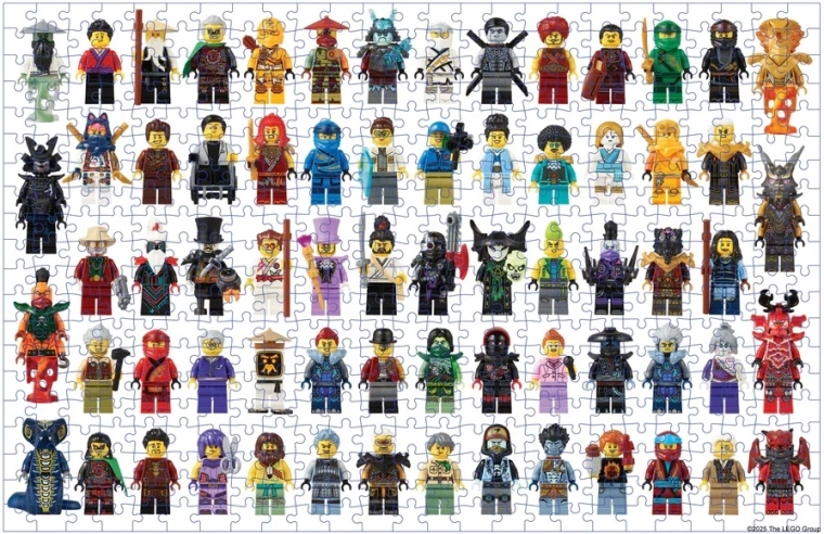 Vairāk nekā 60 minifigūras no 15 NINJAGO gadiem