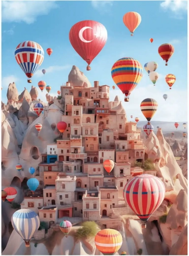 Anatolian puzle Kapadokya 1000 gab.