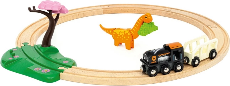 Dinosaur adventure on the rails