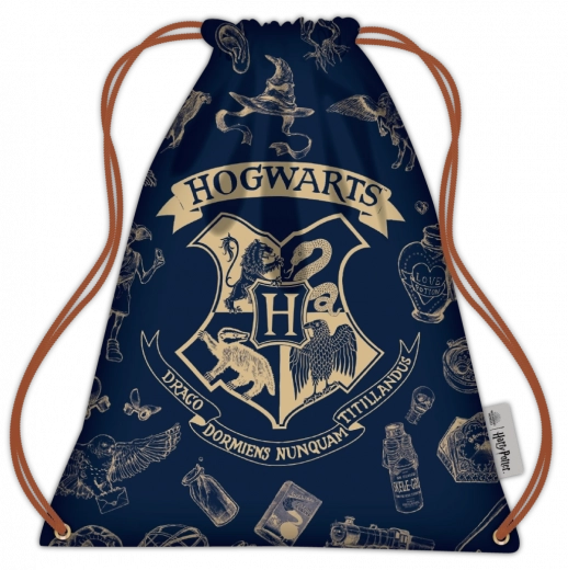 Harry Potter savelkams maisiņš jūras zilā un zelta krāsā