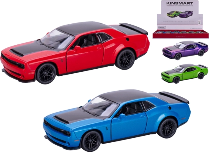 Metāla auto modelis Dodge Challenger SRT 170 1:40 Kinsmart