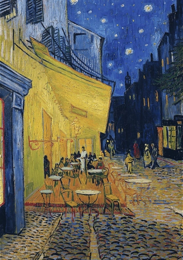 Puzzle Art Collection – café terrace at night 1000 pieces